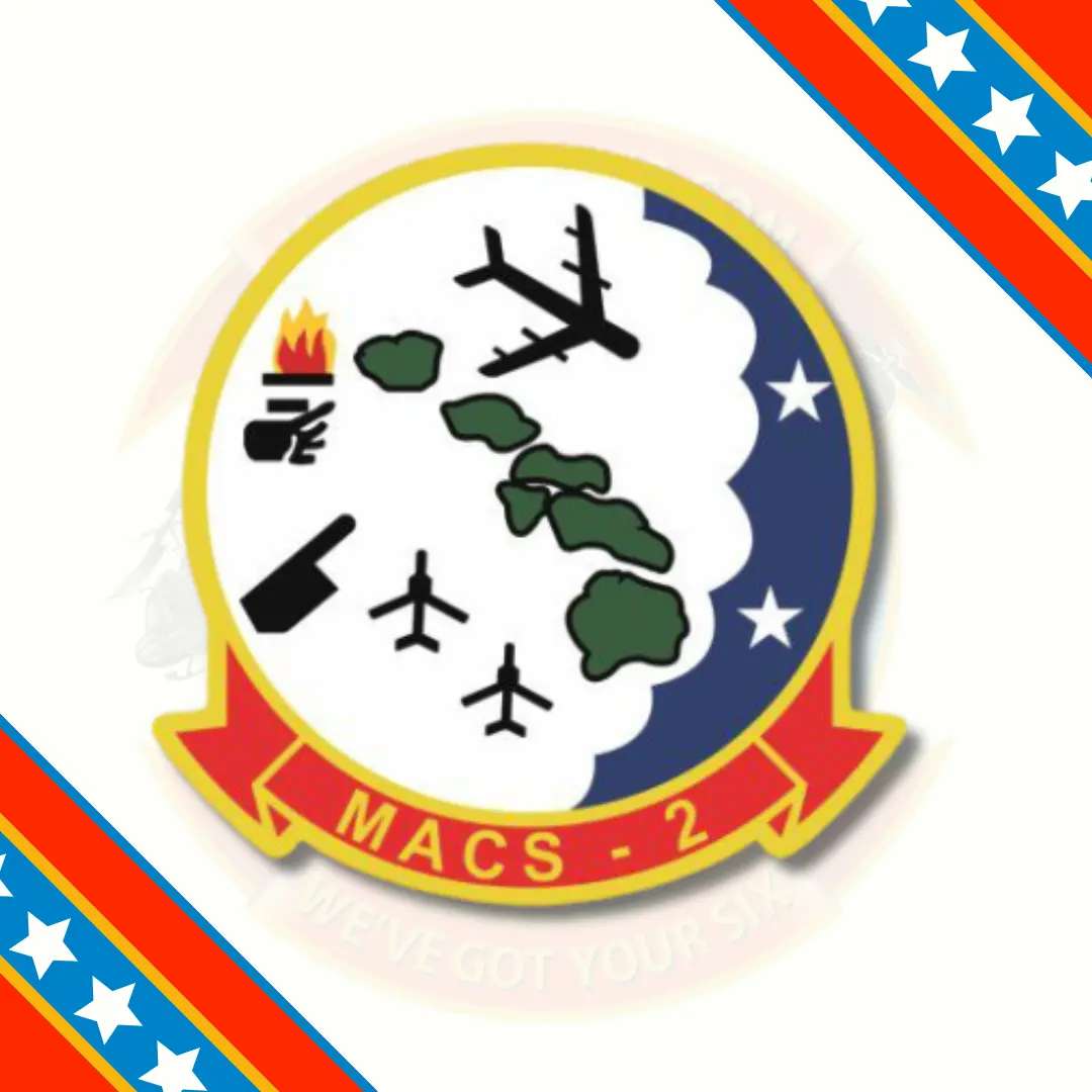 Officially Licensed Usmc Macs-2 Throwback Squadron Sticker 1