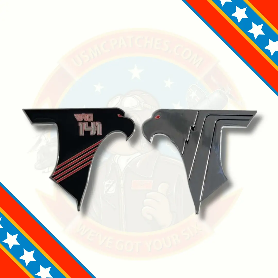 Officially Licensed Us Navy Vaq-141 Shadowhawks Coin 1