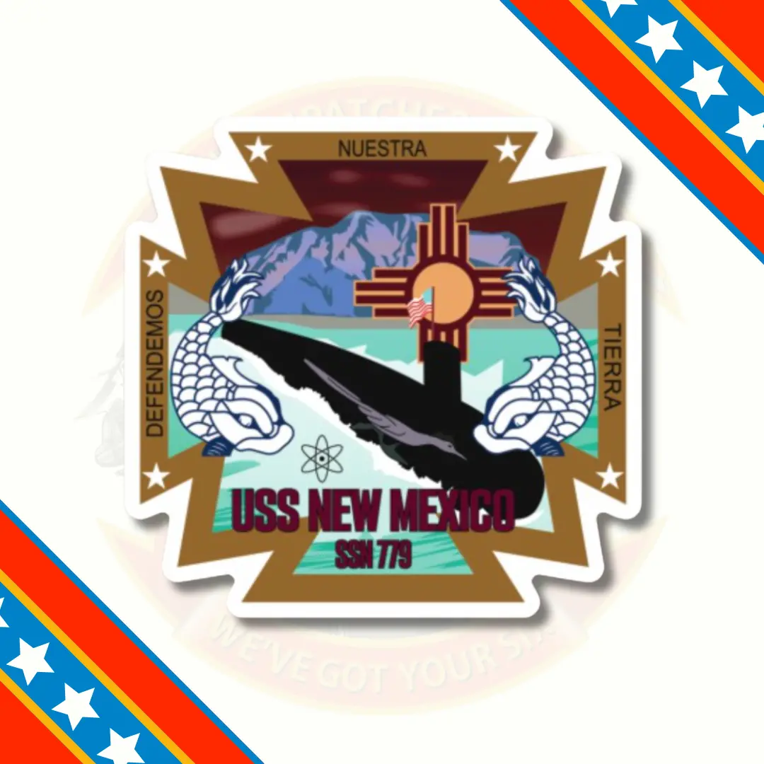 Officially Licensed Us Navy Uss New Mexico Ssn 779 Sticker 1