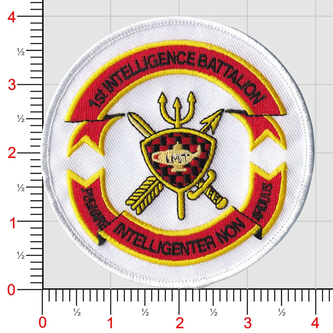 Officially Licensed Usmc 1St Intelligence Battalion Patch 1