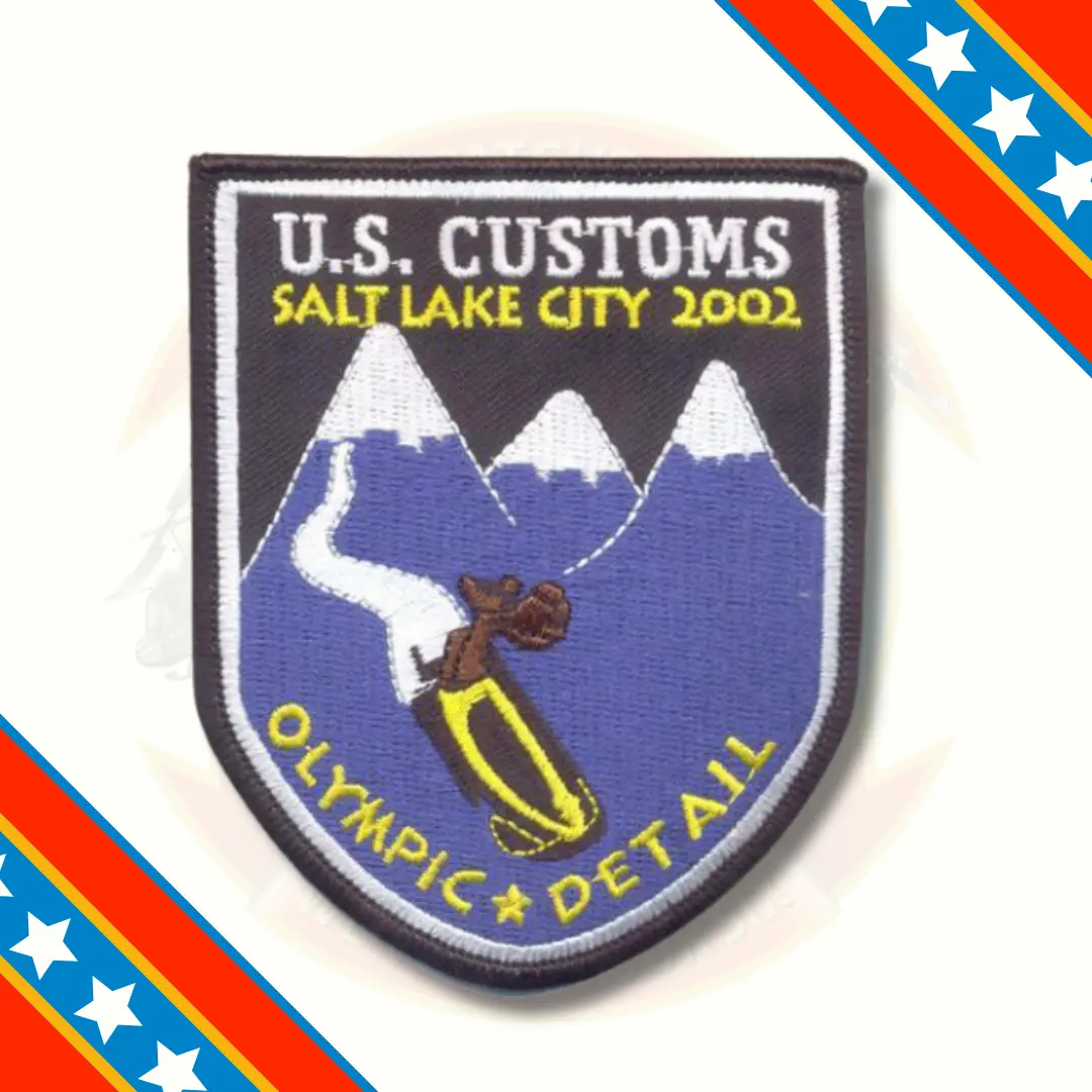 Legacy Us Customs 2002 Salt Lake City Olympics, Us Customs Airspace Security Patch 1