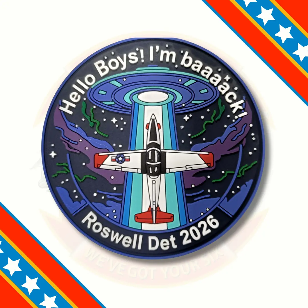 Vt-27 T-6 Roswell Det 2026 Hello Boys, I'm Baaaack!  Pvc Patch 1