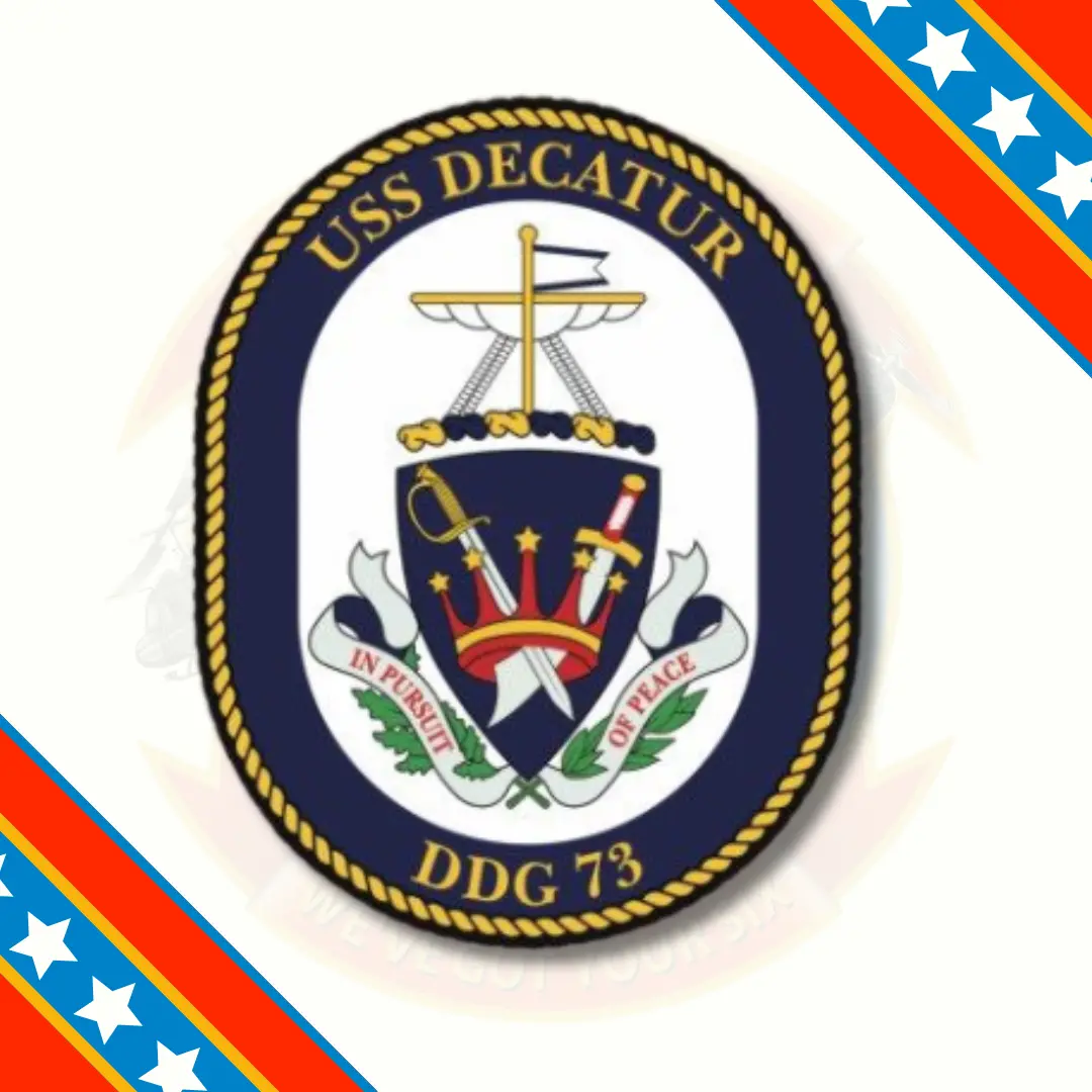 Officially Licensed Us Navy Uss Decatur Ddg-73 Sticker 1