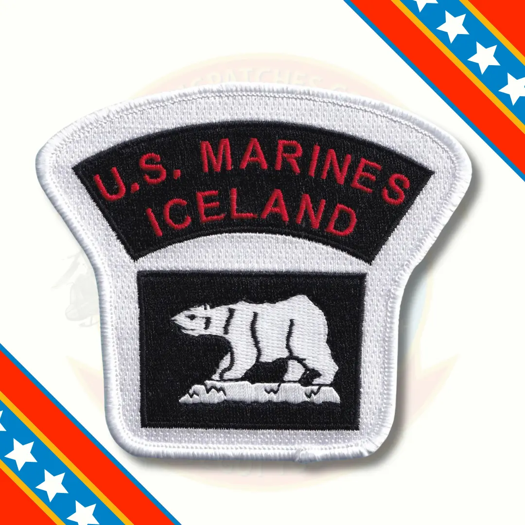 Officially Licensed Usmc Iceland Patch 1