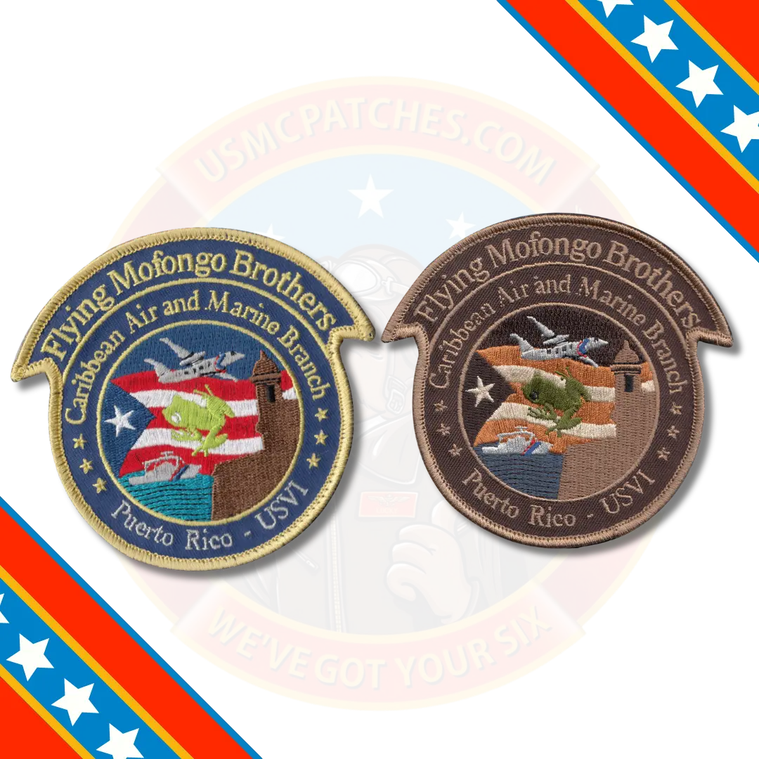 Official Us Customs And Border Protection Flying Mofongo Brothers Puerto Rico Air And Marine Branch Patch 1