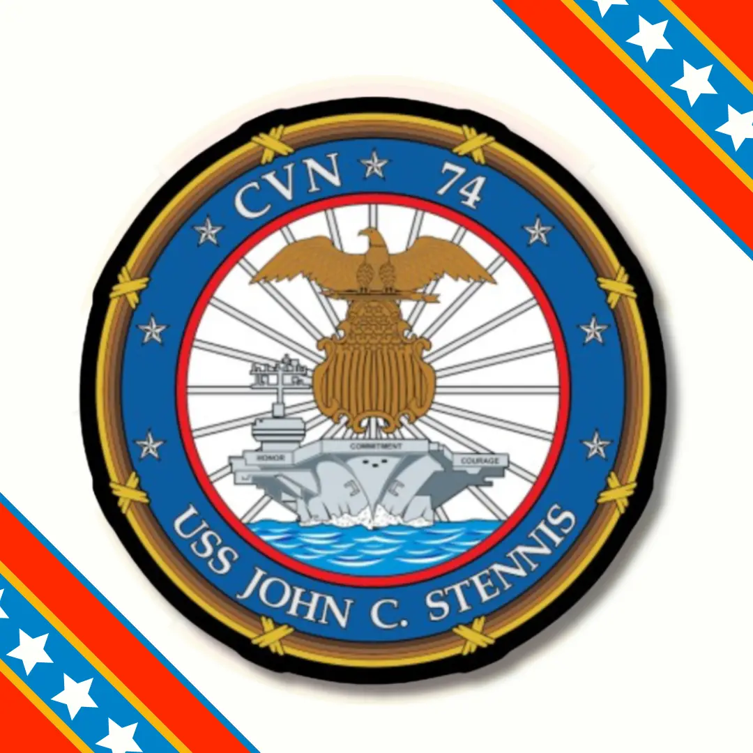Officially Licensed Usmc Uss John C Stennis Cvn-74 Sticker 1