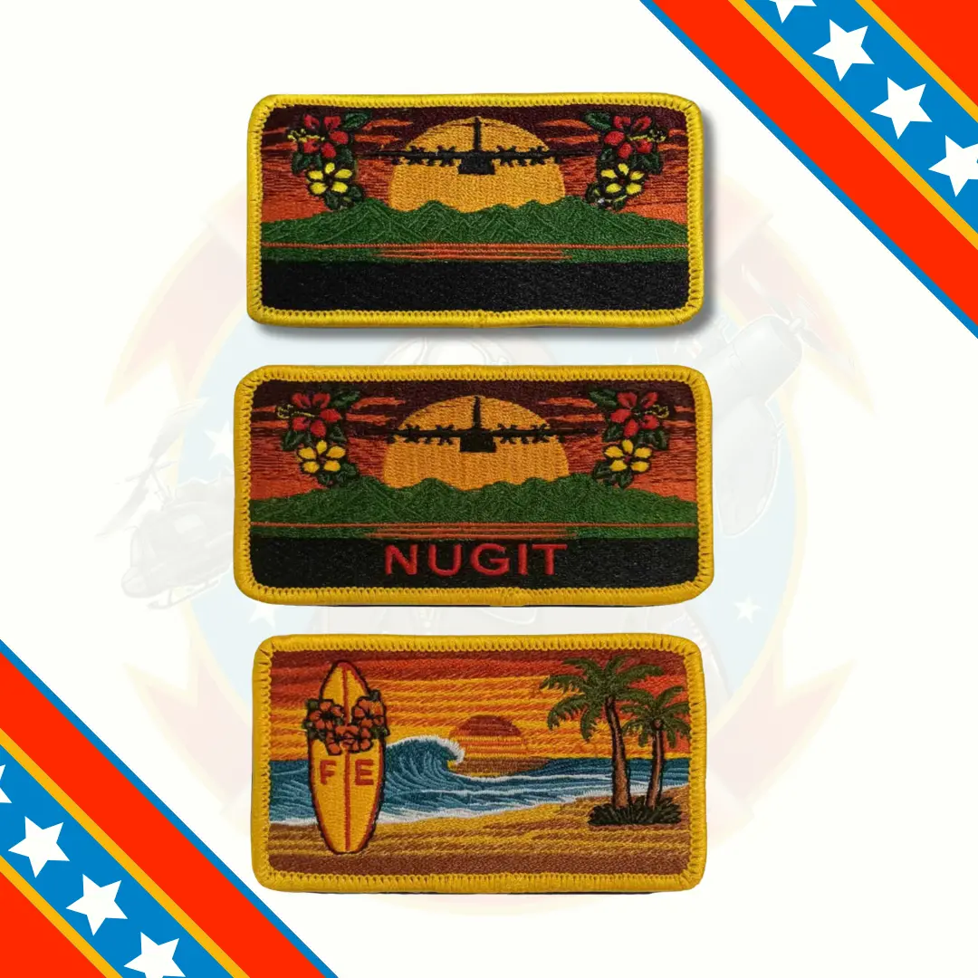 Official Vmgr-153 Kc-130J Sunset Name Tags And Patches 1
