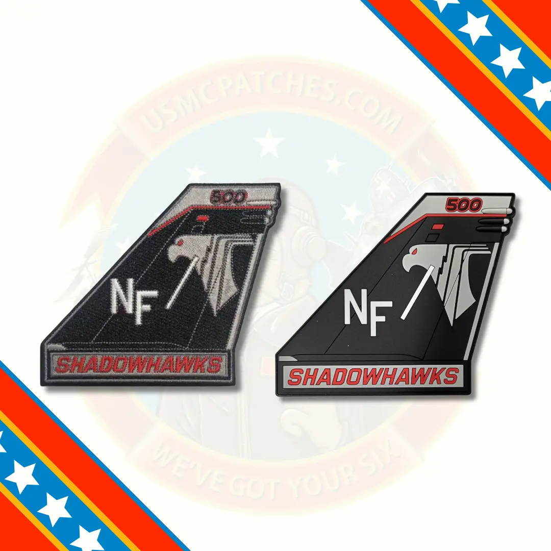 Official Vaq-141 Shadowhawks Tail Flash Patches 1