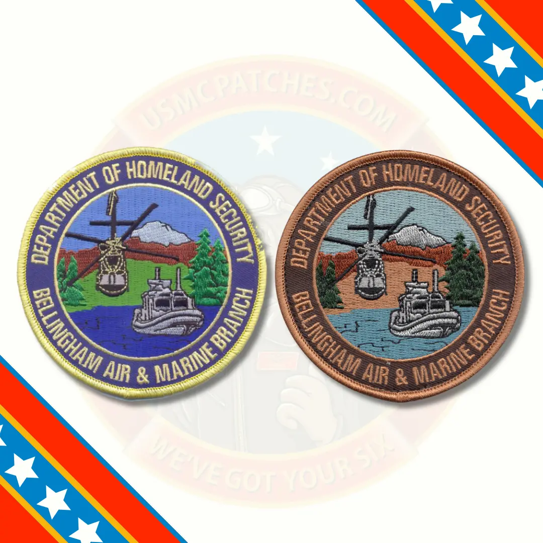 Us Custom And Border Protection, Bellingham Air Branch Patch 1