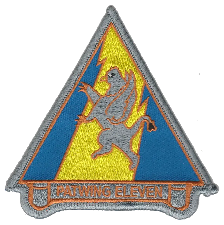 Officially Licensed Us Navy Patrol Wing 11 Patch 1