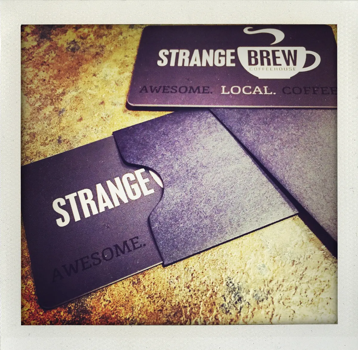 Strange Brew Gift Card 1