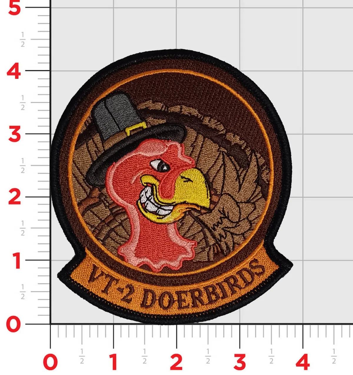 Official Vt-2 Doerbirds Thanksgiving Patch 1
