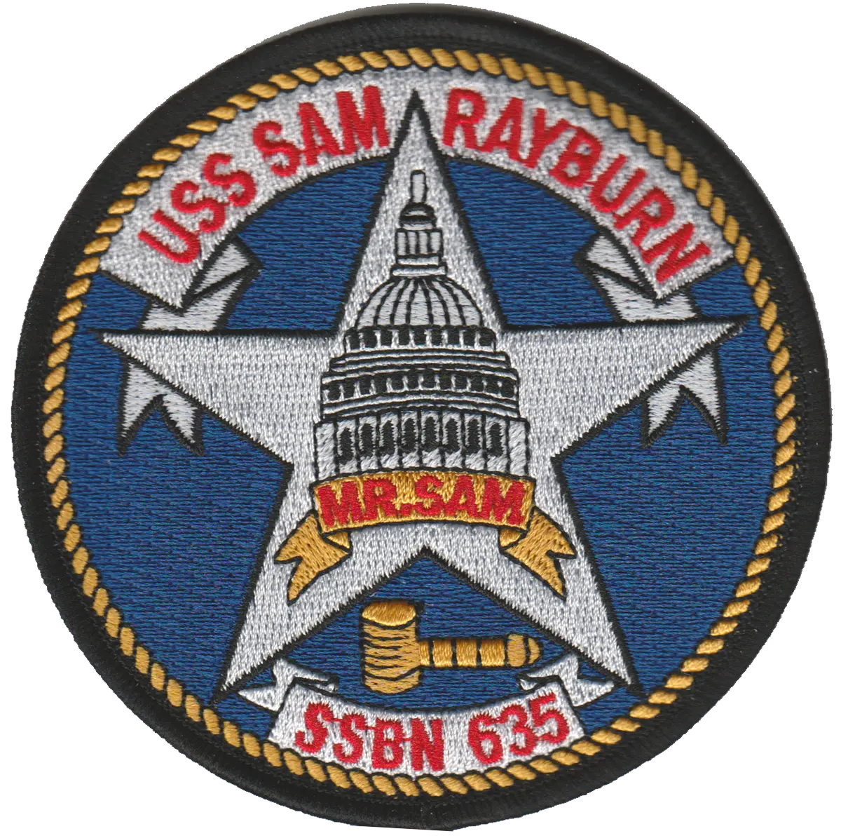 Uss Sam Rayburn Ssbn-635 Patch 1