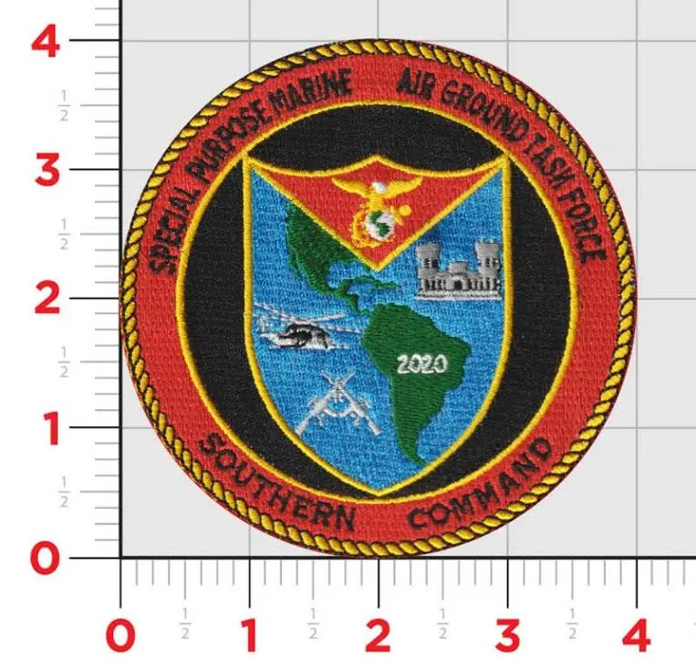 Officially Licensed Usmc Spmagtf- Southern Command Patch 1