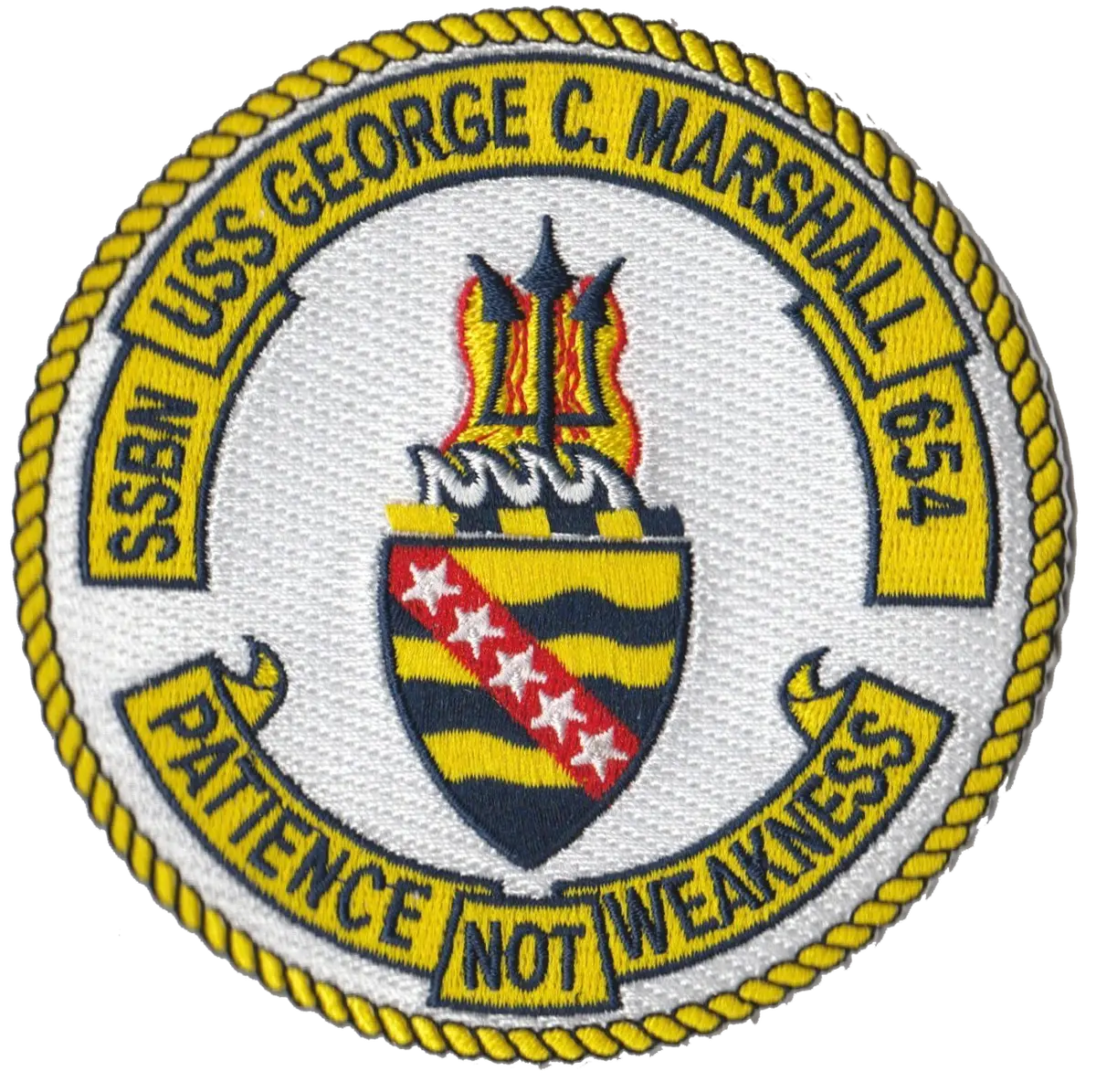 Uss George C Marshall Ssbn-654 Patch 1