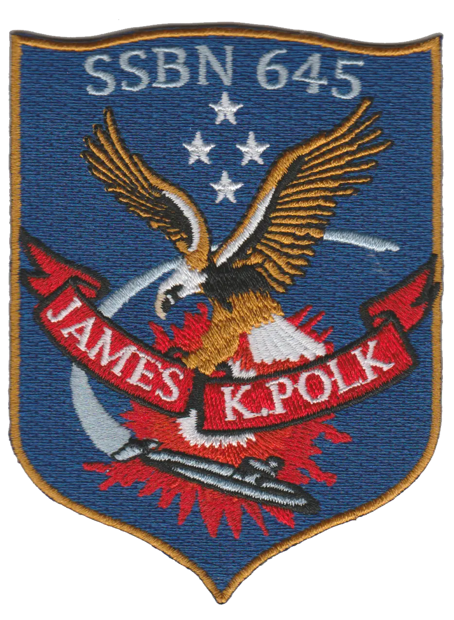 Uss James K Polk Ssbn-645 Patch 1