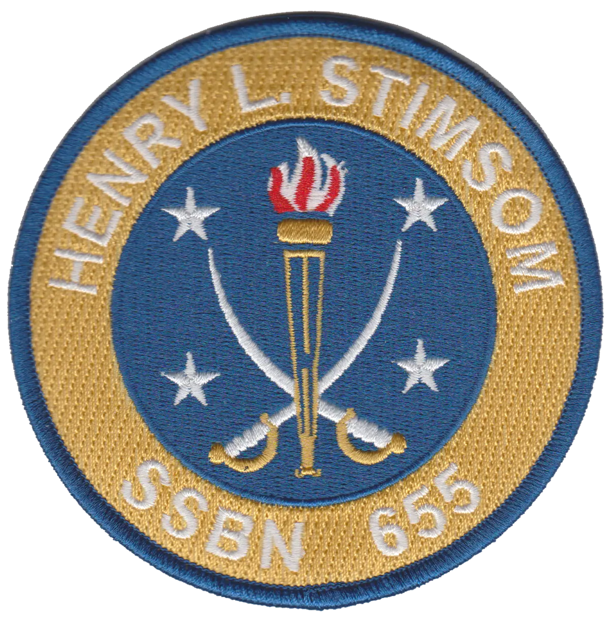 Uss Henry L Stimsom Ssbn-655 Patch 1