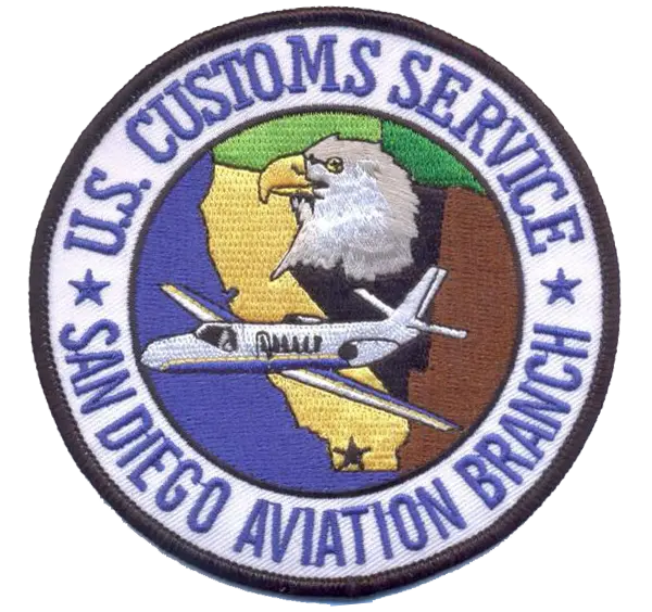 Legacy Us Customs San Diego Air Branch Patch 1