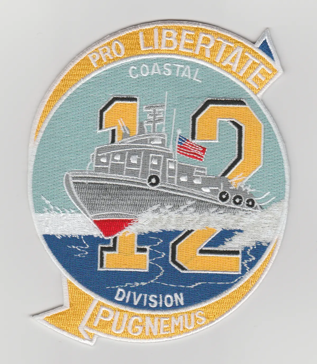 Us Navy 12Th Coastal Defense Vietnam Patch 1