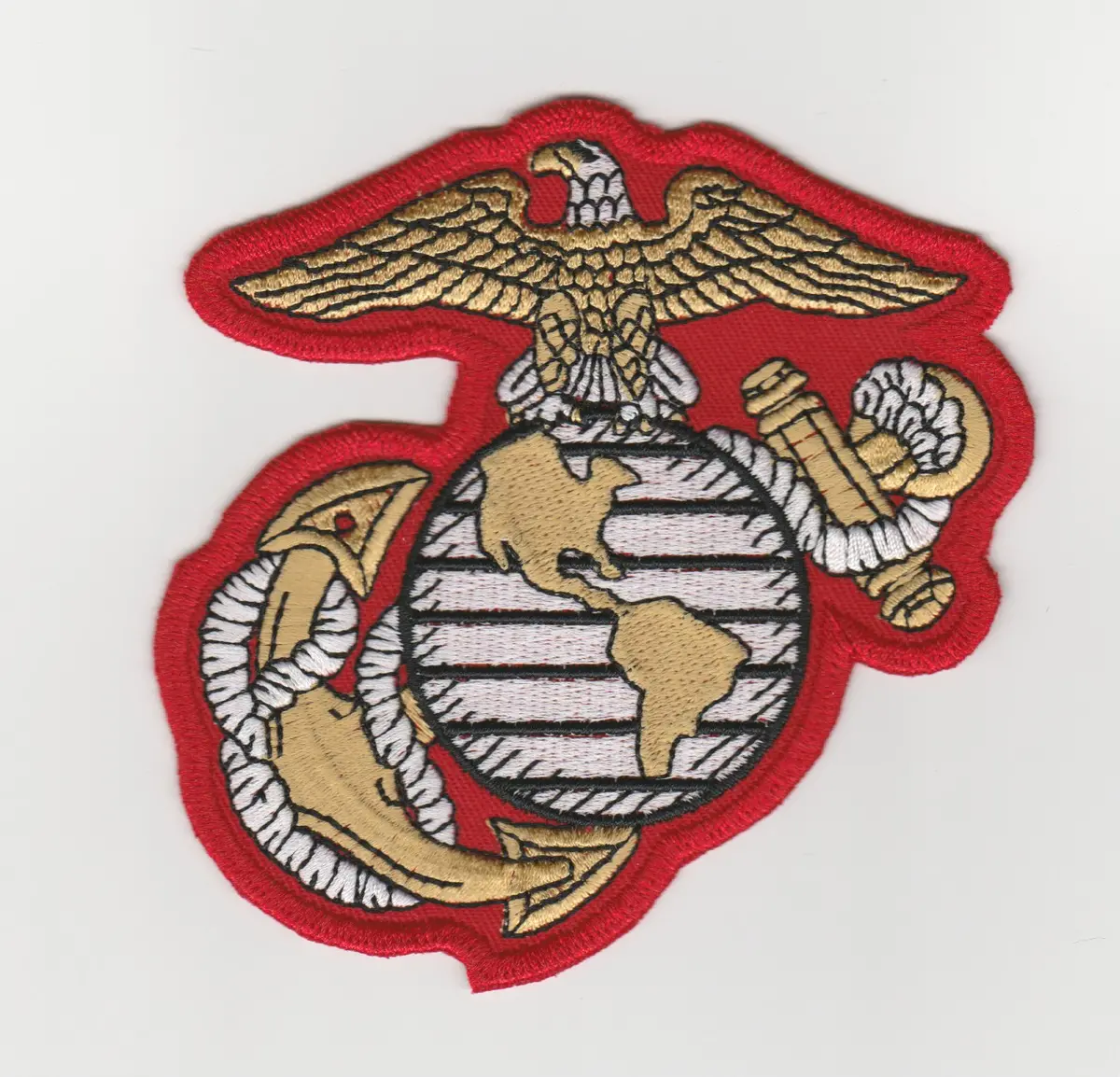 Officially Licensed Usmc Red 4" Ega Patch 1