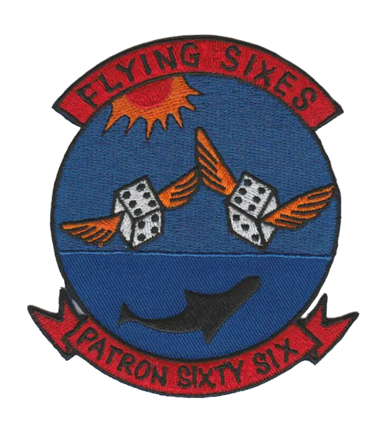 Officially Licensed Us Navy Vp-66 Flying Sixes Patch 1