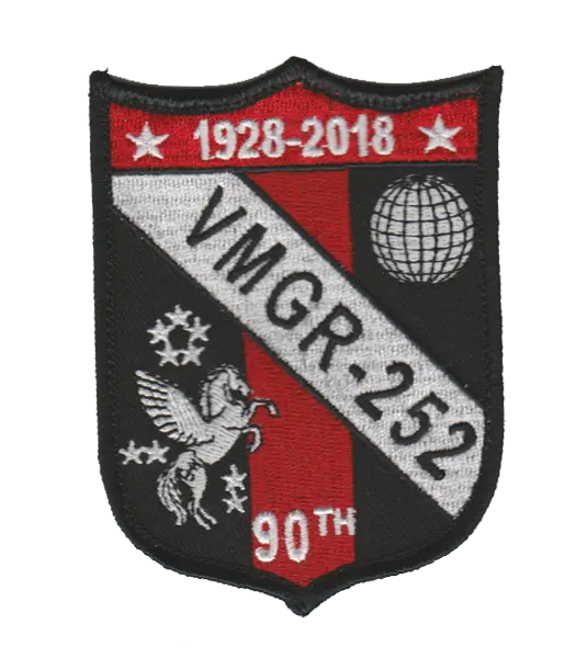 Vmgr-252 90Th Anniversary Squadron Patch 1