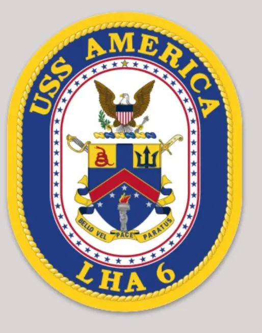 Uss America Lha-6 Sticker 1