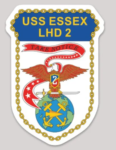 Uss Essex Lhd-2 Sticker 1