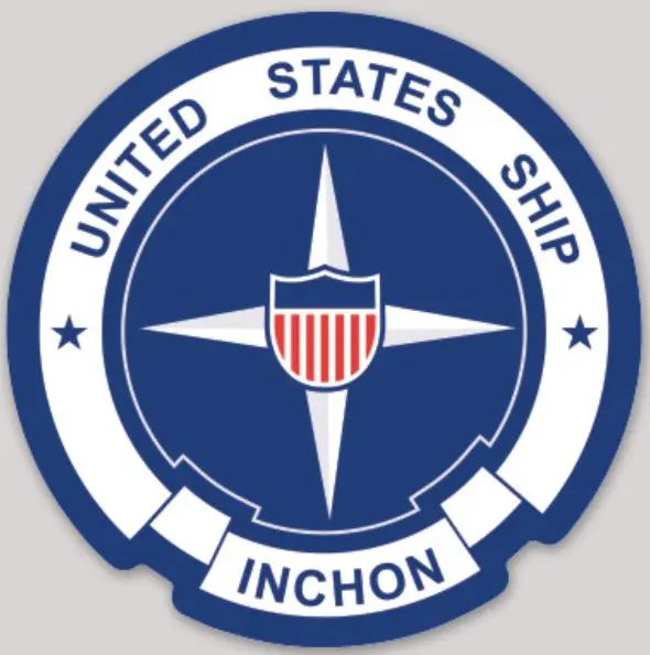 Uss Inchon Lph-12 Sticker 1