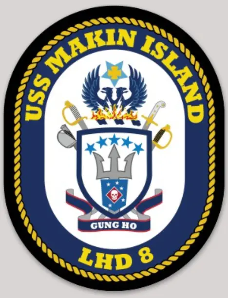 Uss Makin Island Lhd-8 Sticker 1