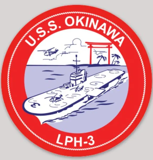 Uss Okinawa Lph-3 Sticker 1
