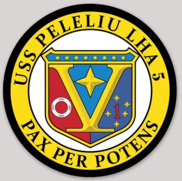 Uss Peleliu Lha-5 Sticker 1