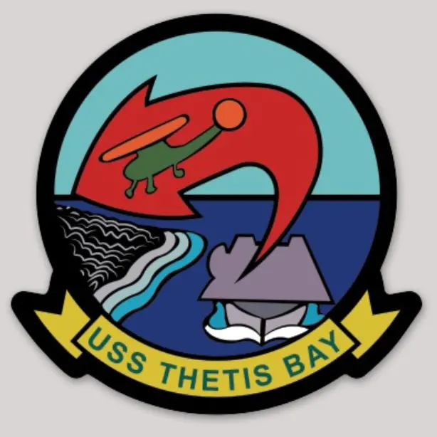Uss Thetis Bay Lph-6 Sticker 1