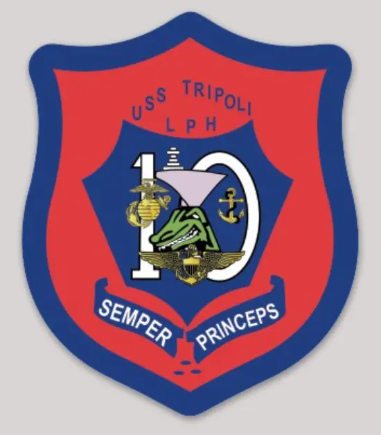 Uss Tripoli Lph-10 Sticker 1