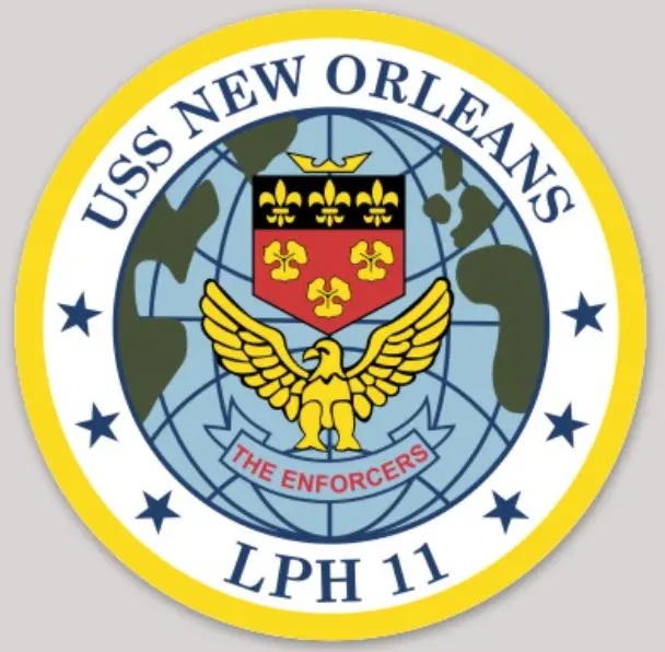 Uss New Orleans Lph-11 Sticker 1