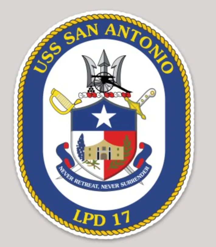 Uss San Antonio Lpd-17 Sticker 1