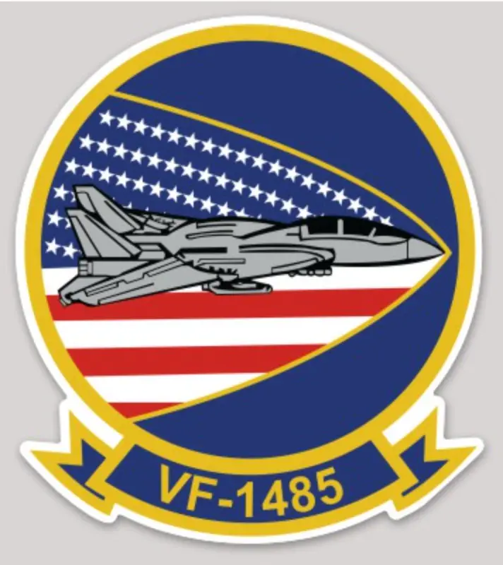 Officially Licensed Us Navy Vf-1485 Fubijars Sticker 1