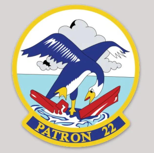 Officially Licensed Us Navy Vp-22 Blue Geese Sticker 1
