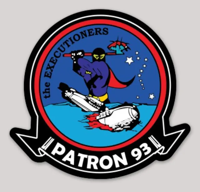 Officially Licensed Us Navy Vp-93 Executioners Sticker 1