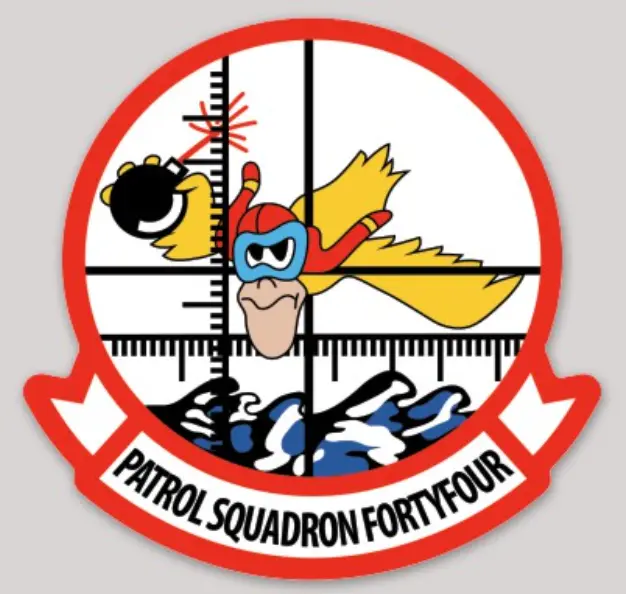 Officially Licensed Us Navy Vp-44 Golden Pelicans Sticker 1