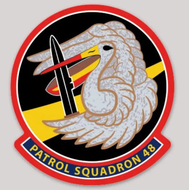 Officially Licensed Us Navy Vp-48 Pelicans Sticker 1