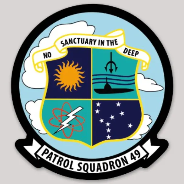 Officially Licensed Us Navy Vp-49 Sticker 1