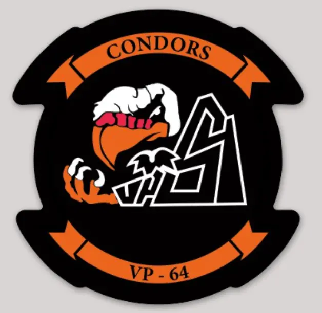 Officially Licensed Us Navy Vp-64 Condors Sticker 1