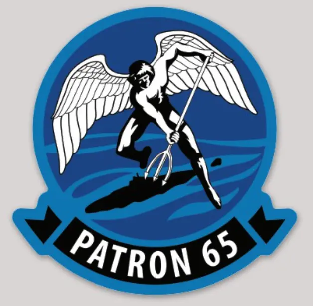 Officially Licensed Us Navy Vp-65 Tridents Sticker 1