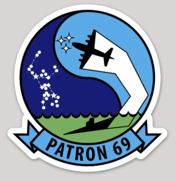 Officially Licensed Us Navy Vp-69 Totems Sticker 1