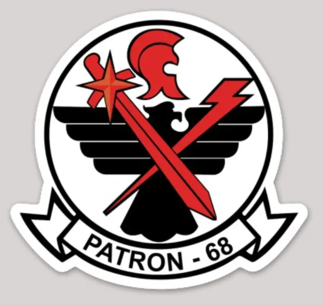 Officially Licensed Us Navy Vp-68 Blackhawks Sticker 1