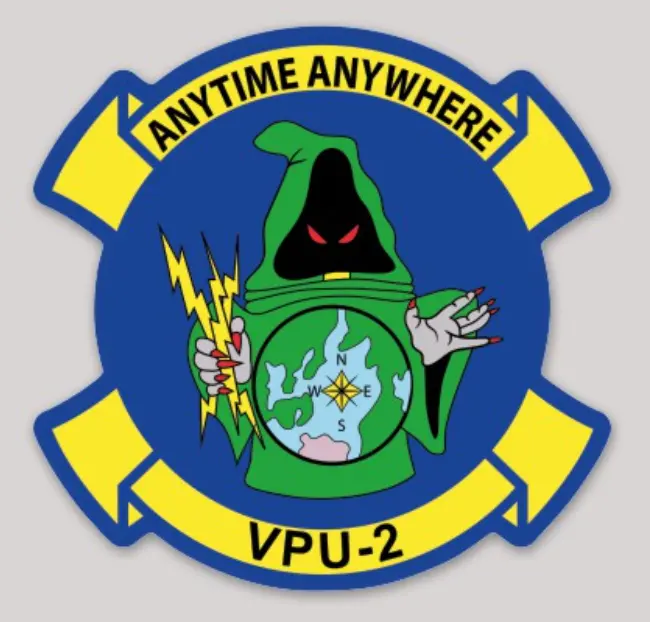 Officially Licensed Us Navy Vpu-2 Wizards Sticker 1