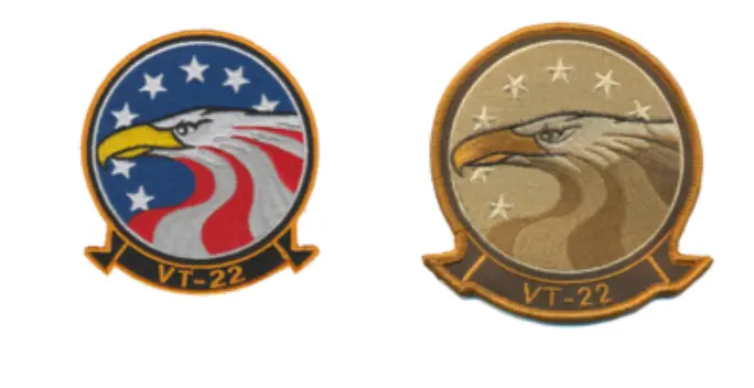 Officially Licensed Us Navy Vt-22 Golden Eagles 2019 Squadron Patches 1