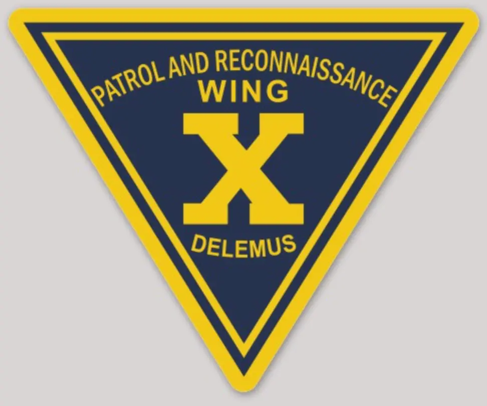 Officially Licensed Us Navy Patrol Wing 10 Sticker 1