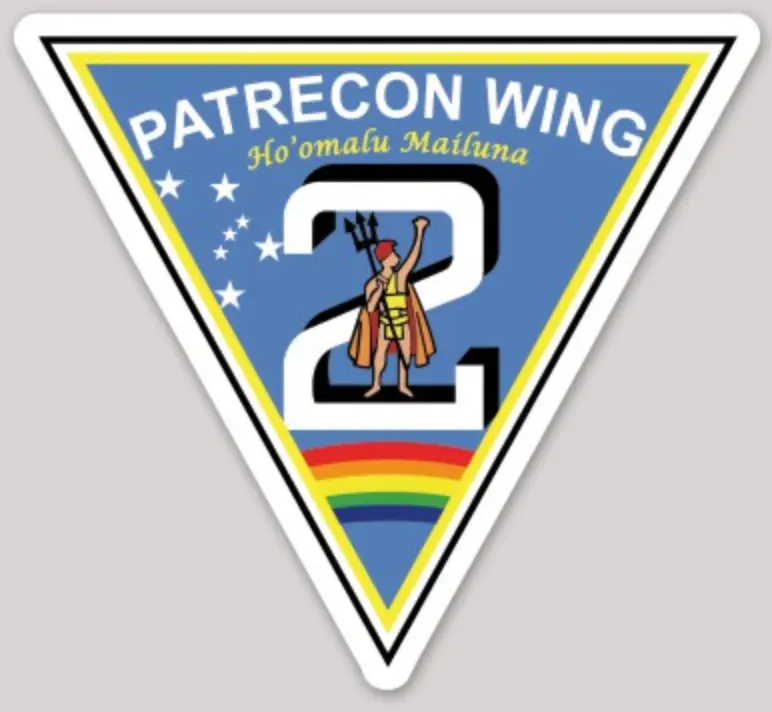 Officially Licensed Us Navy Patrol Recon Wing 2 Sticker 1